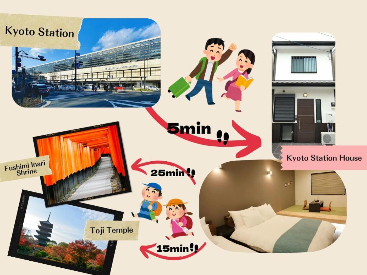 Kyoto Station House Villa Dış mekan fotoğraf